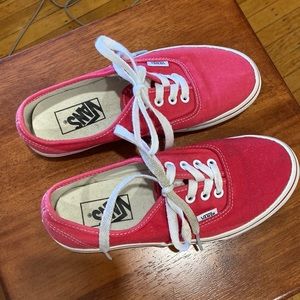 Red Vans Sneakers